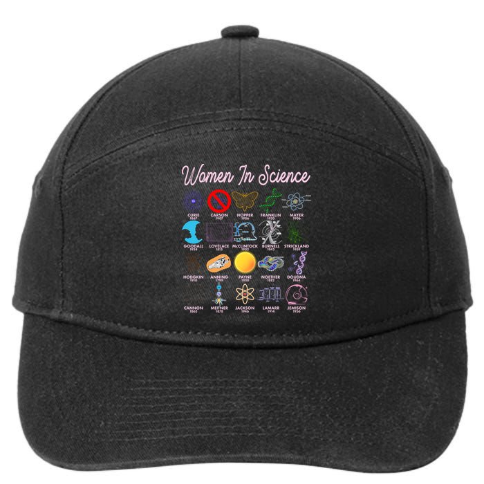 Famous Females Of Science 7-Panel Snapback Hat