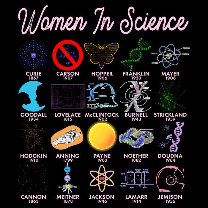 Famous Females Of Science 7-Panel Snapback Hat