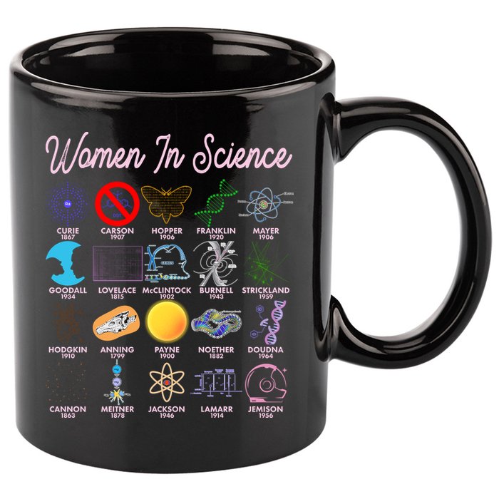 Famous Females Of Science 11oz C Handle Ceramic Mug
