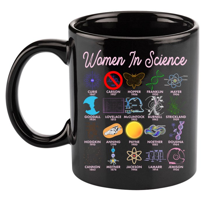 Famous Females Of Science 11oz C Handle Ceramic Mug
