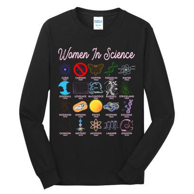 Famous Females Of Science Tall Long Sleeve T-Shirt
