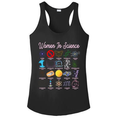 Famous Females Of Science Ladies PosiCharge Competitor Racerback Tank