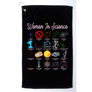 Famous Females Of Science Platinum Collection Golf Towel