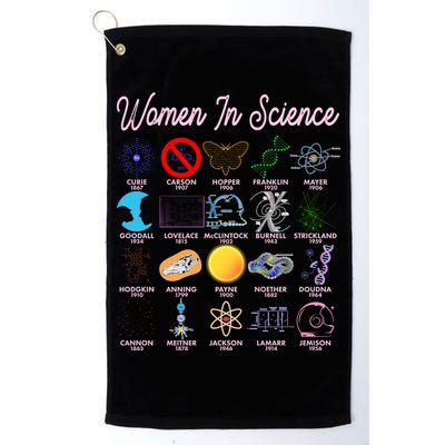 Famous Females Of Science Golf Towel