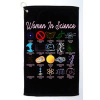 Famous Females Of Science Golf Towel