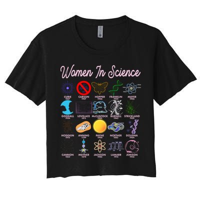 Famous Females Of Science Crop Top