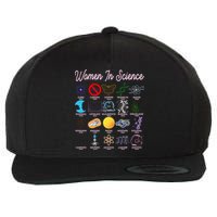 Famous Females Of Science Wool Snapback Cap