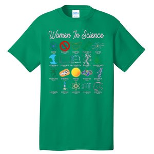 Famous Females Of Science Tall T-Shirt