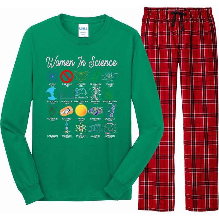 Famous Females Of Science Long Sleeve Pajama Set