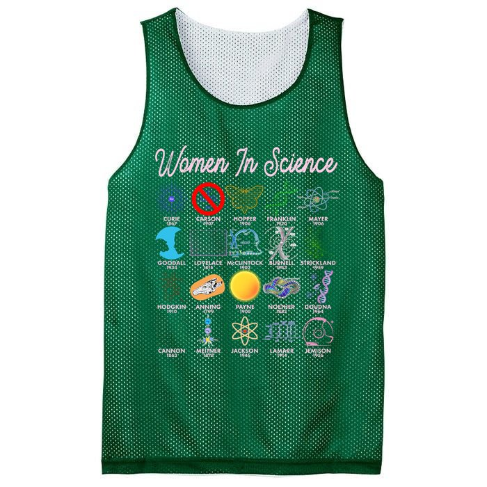 Famous Females Of Science Mesh Reversible Basketball Jersey Tank