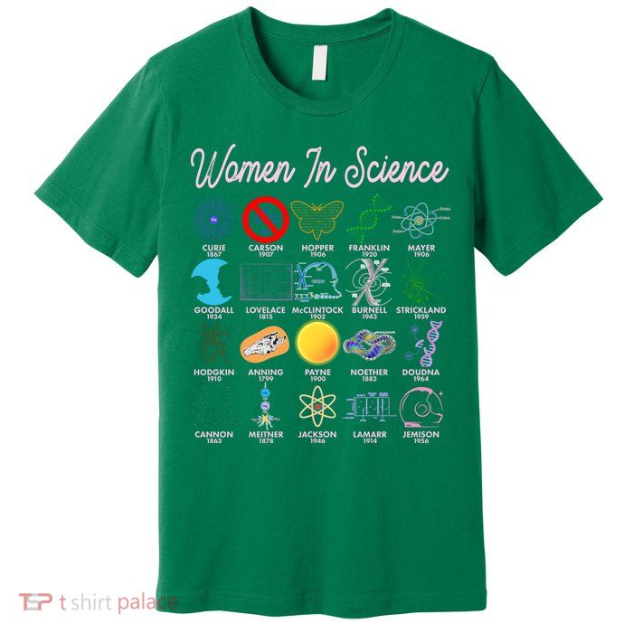 Famous Females Of Science Premium T-Shirt