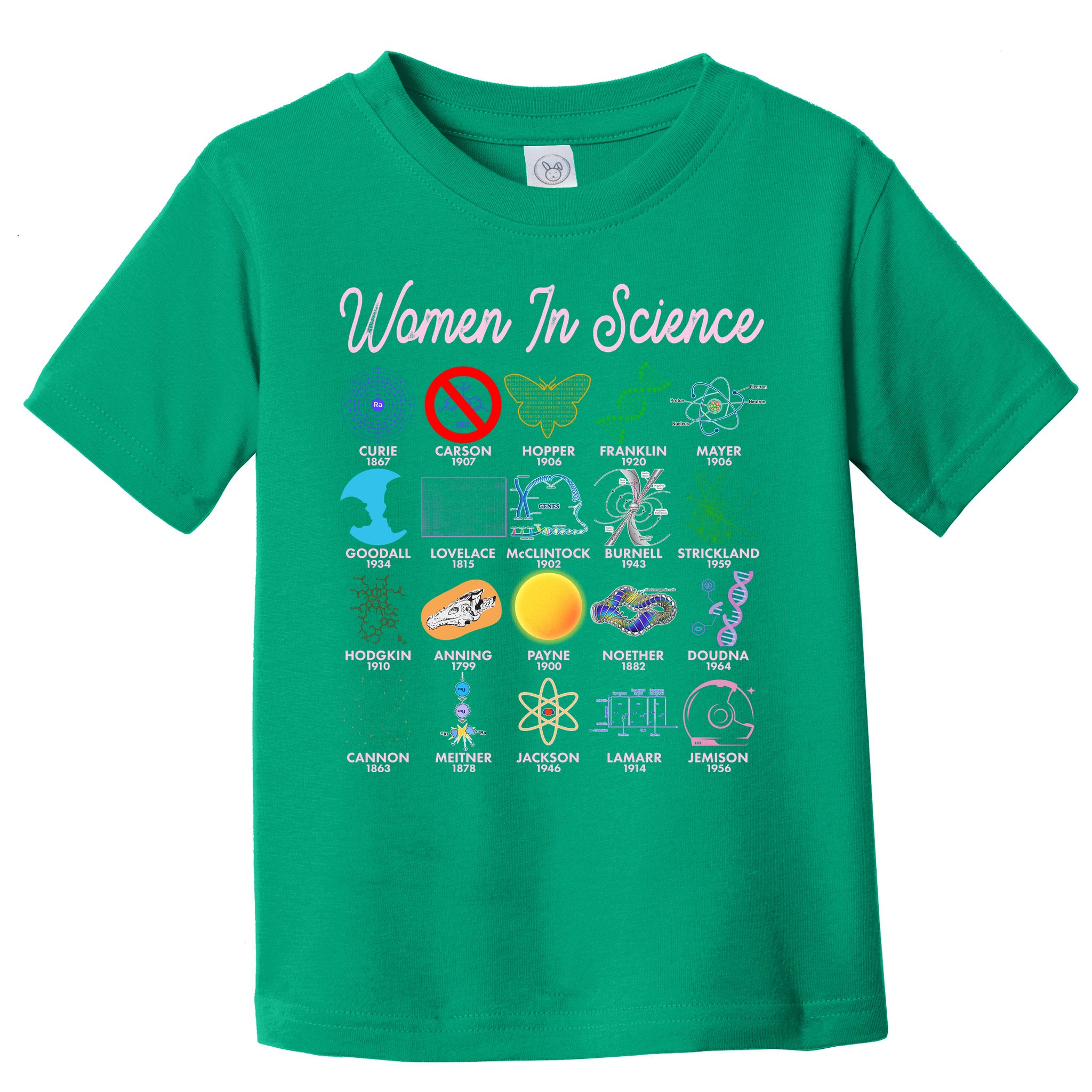 Famous Females Of Science Toddler T-Shirt