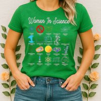 Famous Females Of Science Womens T-Shirt