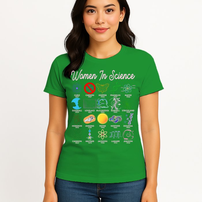 Famous Females Of Science Womens T-Shirt