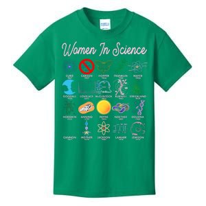 Famous Females Of Science Kids T-Shirt