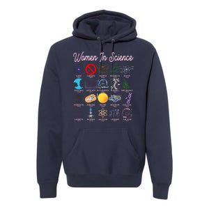 Famous Females Of Science Premium Hoodie