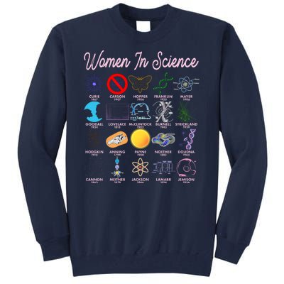 Famous Females Of Science Tall Sweatshirt