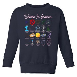 Famous Females Of Science Toddler Sweatshirt