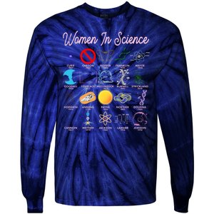 Famous Females Of Science Tie-Dye Long Sleeve Shirt