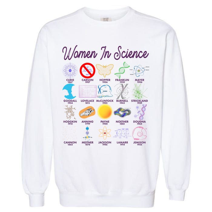 Famous Females Of Science Garment-Dyed Sweatshirt