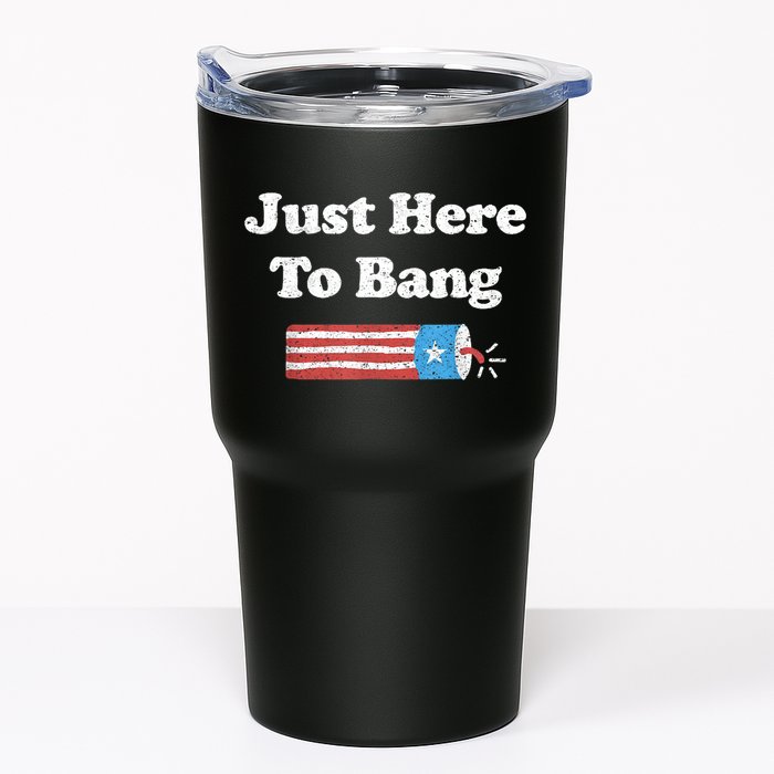 Funny Fourth Of July 4th Of July I'm Just Here To Bang Tumbler