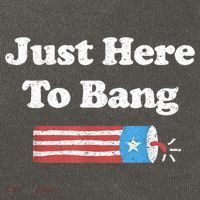 Funny Fourth Of July 4th Of July I'm Just Here To Bang Cotton Canvas Backpack