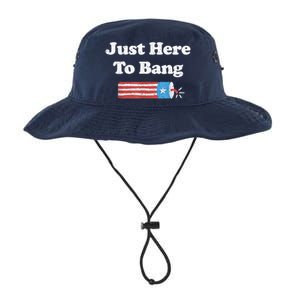 Funny Fourth Of July 4th Of July I'm Just Here To Bang Legacy Cool Fit Booney Bucket Hat