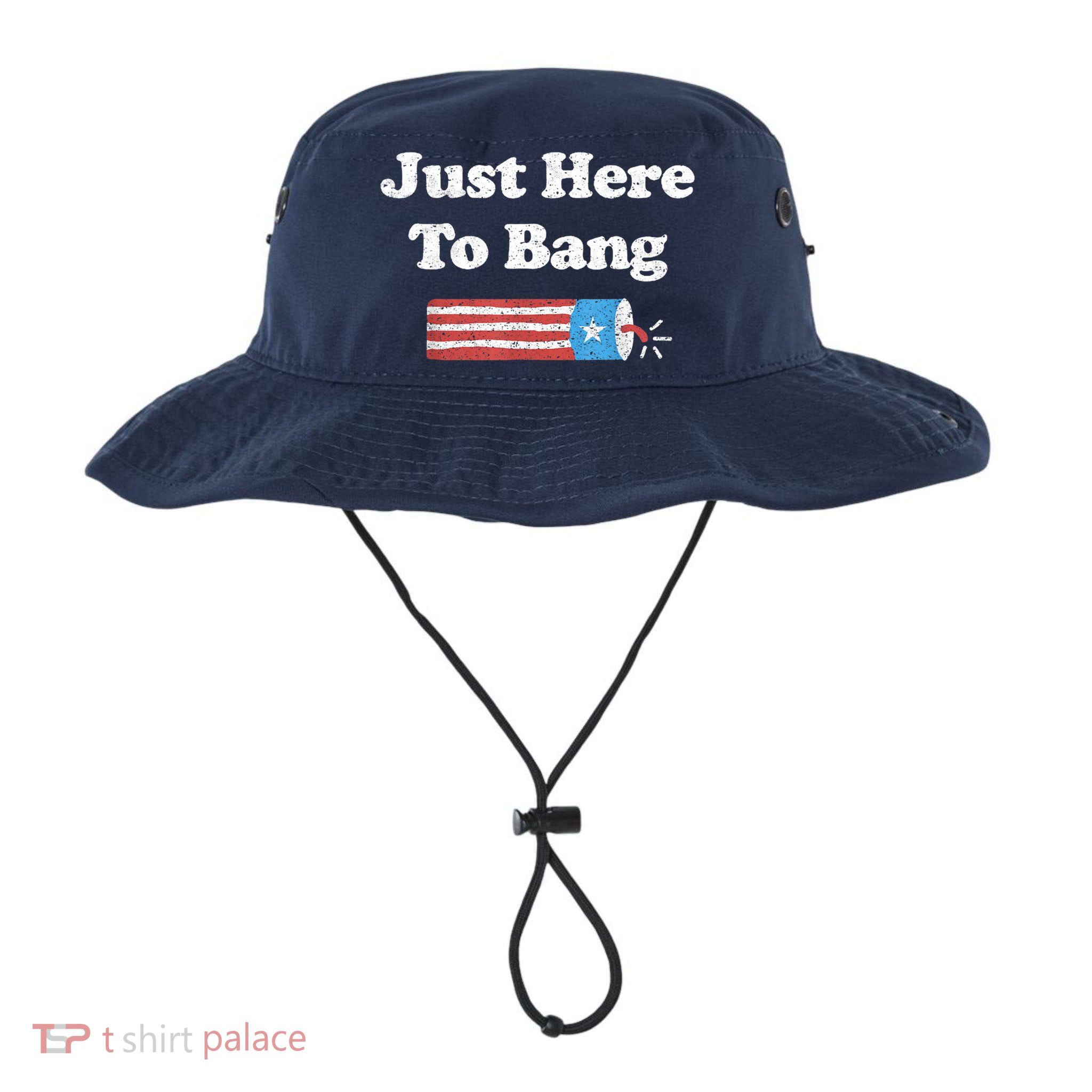 Funny Fourth Of July 4th Of July I'm Just Here To Bang Bucket Hat