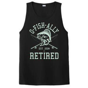 Funny Fishing Ofishally Retired Est 2024 PosiCharge Competitor Tank