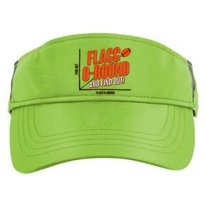 Funny Flacc O Round And Find Out Football Fan Adult Drive Performance Visor