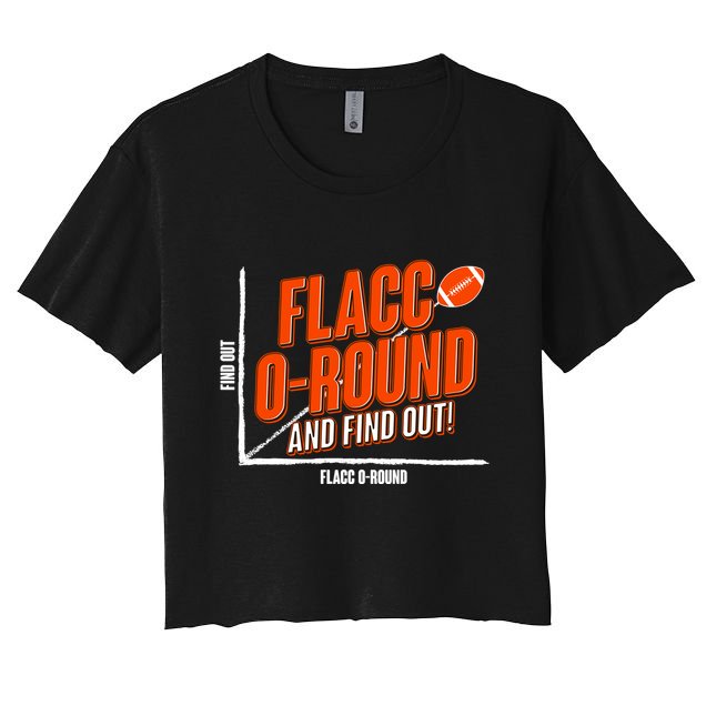 Funny Flacc O Round And Find Out Football Fan Crop Top