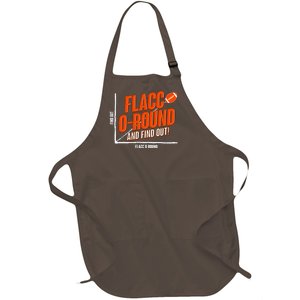 Funny Flacc O Round And Find Out Football Fan Full-Length Apron With Pockets