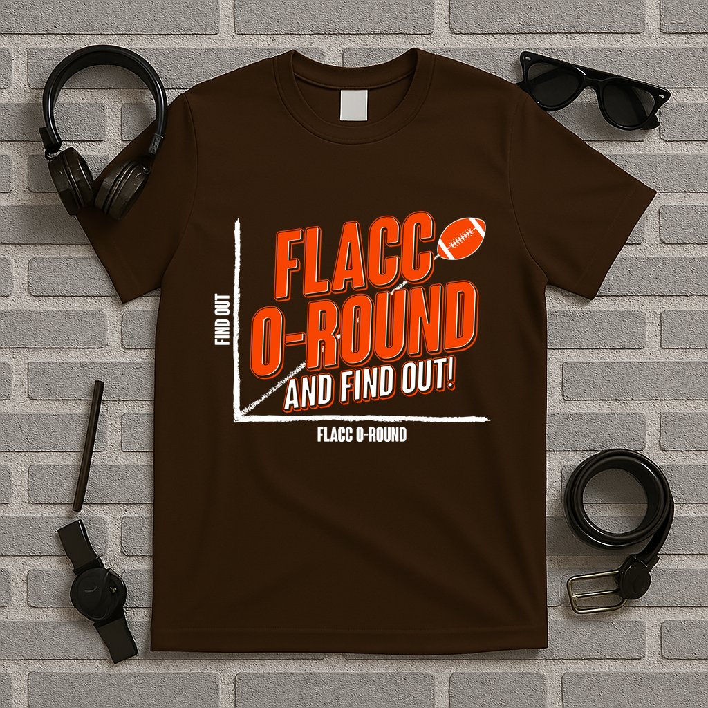 Funny Flacc O Round And Find Out Football Fan T-Shirt