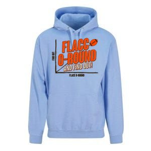 Funny Flacc O Round And Find Out Football Fan Unisex Surf Hoodie