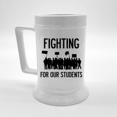 Fighting For Our Students Los Angeles Teacher Strike Beer Stein