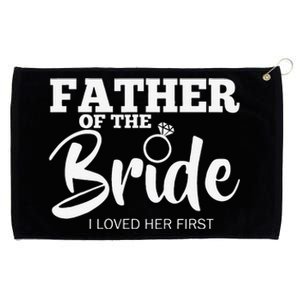 Funny Father Of The Bride Fatherly Love Dad Grommeted Golf Towel