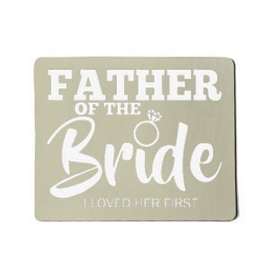 Funny Father Of The Bride Fatherly Love Dad Mousepad