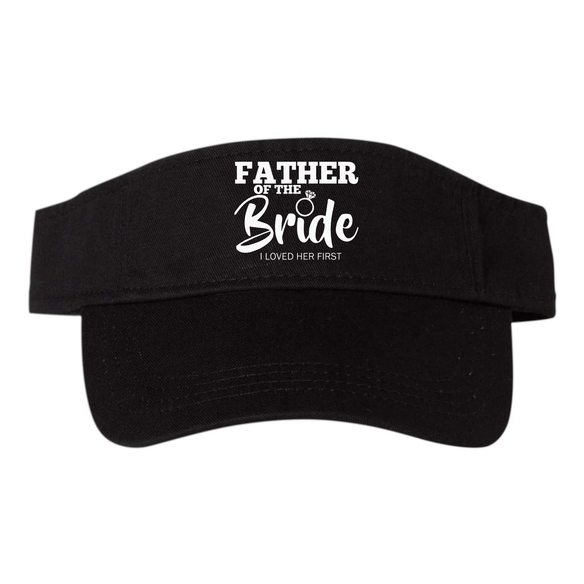 Funny Father Of The Bride Fatherly Love Dad Visor