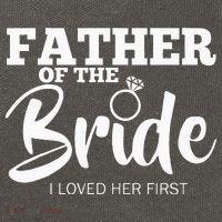 Funny Father Of The Bride Fatherly Love Dad Cotton Canvas Backpack