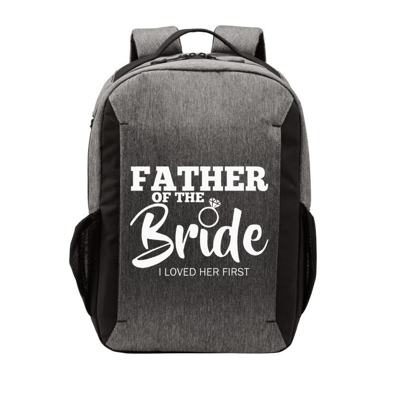 Funny Father Of The Bride Fatherly Love Dad Vector Backpack