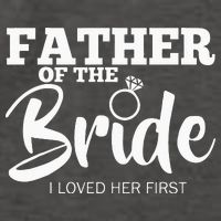 Funny Father Of The Bride Fatherly Love Dad Vector Backpack