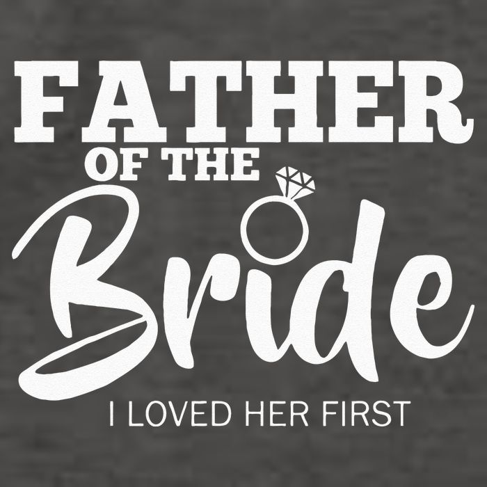 Funny Father Of The Bride Fatherly Love Dad Vector Backpack