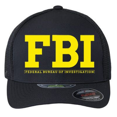 Fbi Federal Office For Investigation Officers Flexfit Unipanel Trucker Cap