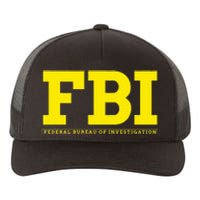 Fbi Federal Office For Investigation Officers Yupoong Adult 5-Panel Trucker Hat