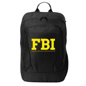 Fbi Federal Office For Investigation Officers City Backpack