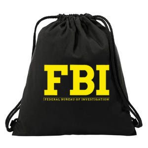 Fbi Federal Office For Investigation Officers Drawstring Bag