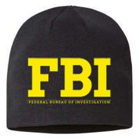 Fbi Federal Office For Investigation Officers Sustainable Beanie