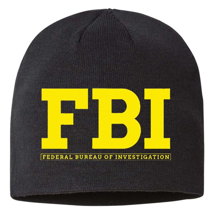 Fbi Federal Office For Investigation Officers Sustainable Beanie