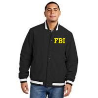 Fbi Federal Office For Investigation Officers Insulated Varsity Jacket