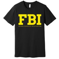 Fbi Federal Office For Investigation Officers Premium T-Shirt